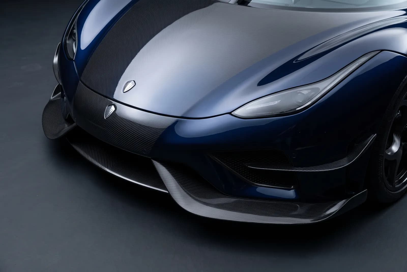 Detail van een Koenigsegg